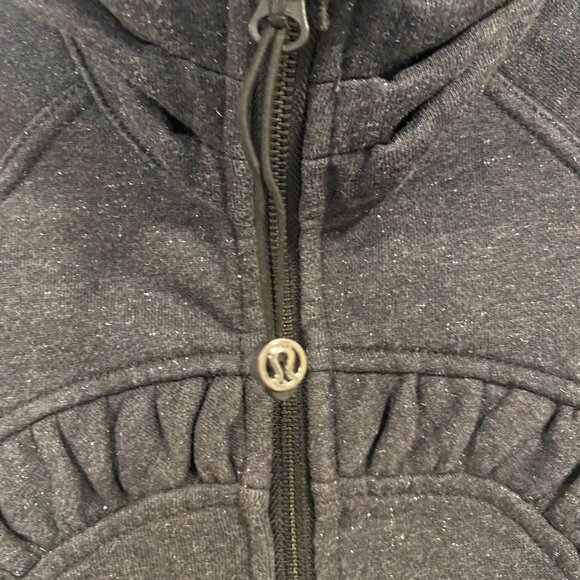 Lululemon Cuddle Up‎ Jacket Gray Sparkle Size 4 - Picture 2 of 11